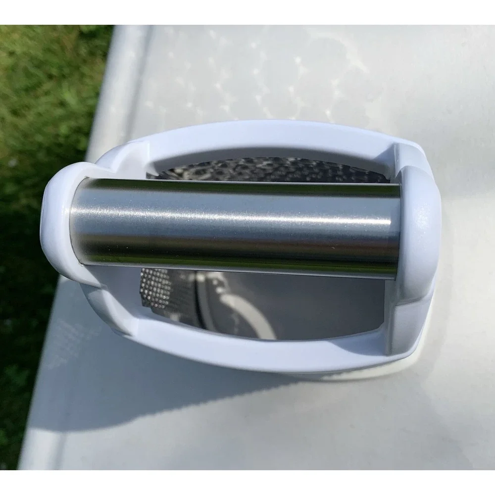 KitchenAid Stainless Steel Box Grater, 4 Sided with White Handle - NICE!